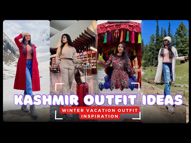 What I wore in Kashmir ✨💕 | Winter Outfit inspiration