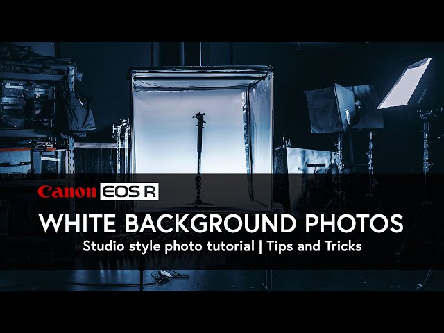 White Background Studio Photos Tutorial | EOS R6