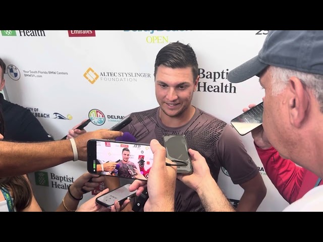 Miomir Kecmanovic Speaks After Stunning Comeback Win | 2025 Delray Beach Open Champion