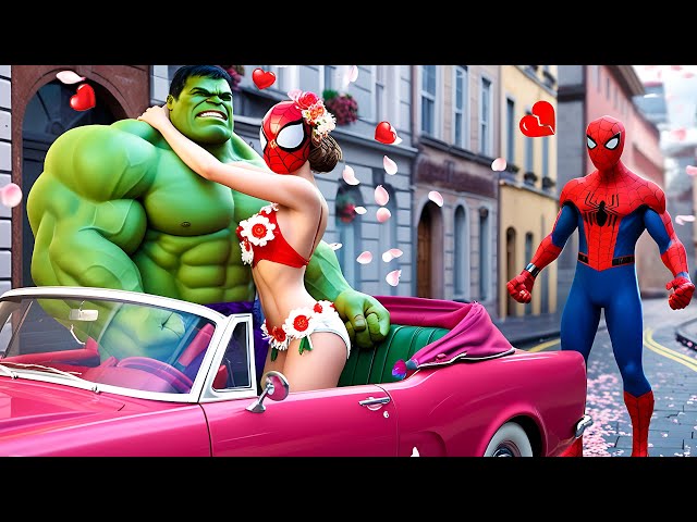 Hulk x Spider Man Strong Love in Granny House | Funny Horror Animation