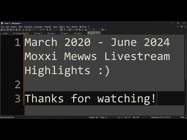 Moxxi Mewws Stream Highlights March 2020 - July 2024