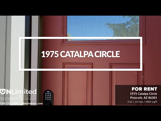 Prescott AZ Home Rental Tour - 1975 Catalpa Circle