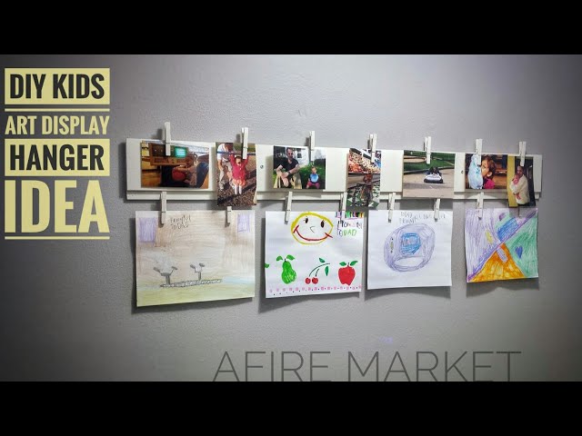 Art Display Hanger | Easy DIY Project