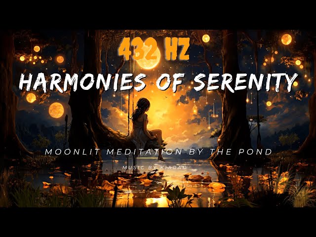 Relax by kiarad _Harmonies of Serenity: Moonlit Meditation by the Pond_432hz_relaxing music