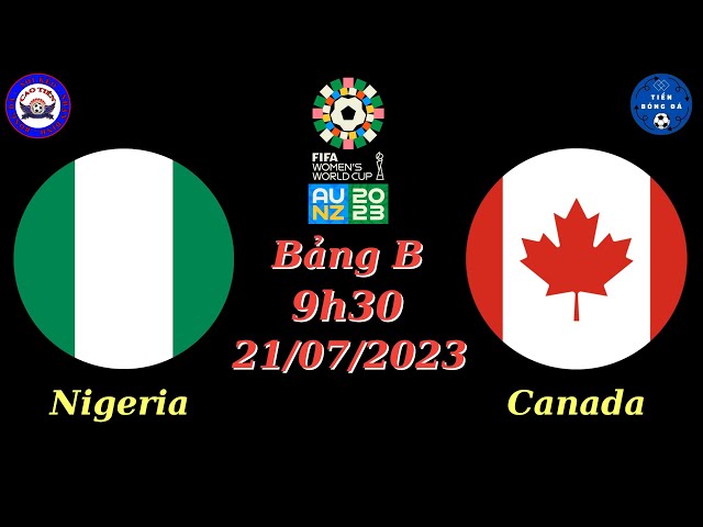 Nhận định - Soi kèo Nigeria vs Canada - 9h30 21/07 - Bảng B - World Cup Nữ 2023 - TIẾN BÓNG ĐÁ