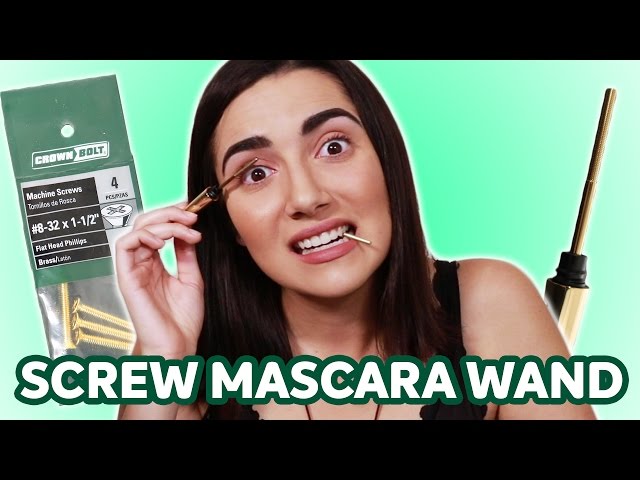 Stainless Steel Mascara Wand vs Screw