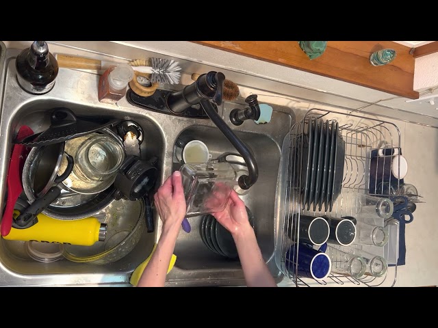 Doing the dishes March 29 2023 #236 asmr