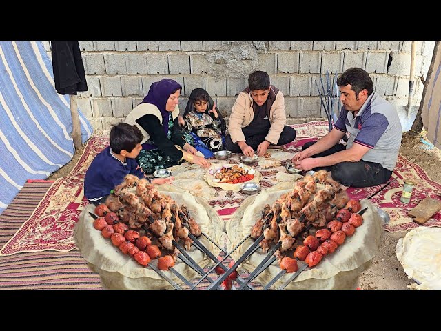 Experience rural life with an Iranian family, grilling authentic kebabs the traditional way on fire!