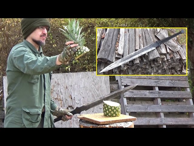 Interesting Thrust and Cut Spear! ($50), Pineapple Hunting. Fun With The "Angry Spear" :D