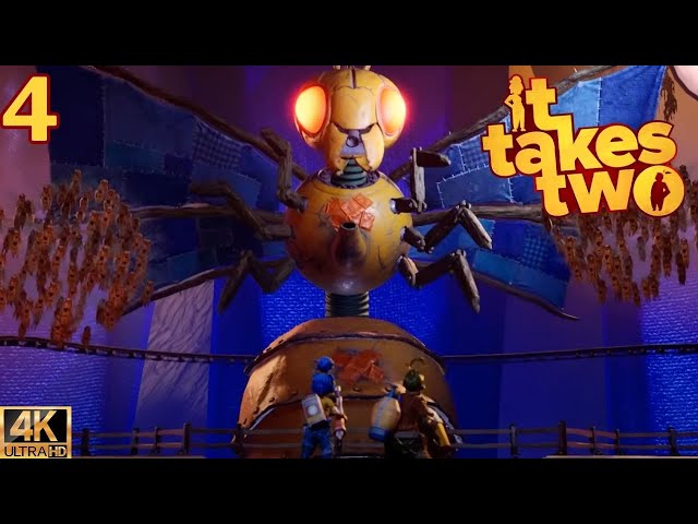 KRALİÇE ARI GERÇEKTE ROBOT ÇIKTI ! | TOZ İÇİNDE| IT TAKES TWO TÜRKÇE | [4. BÖLÜM ] [4K]