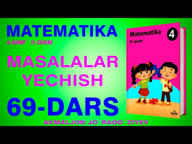 4-SINF MATEMATIKA 69-DARS