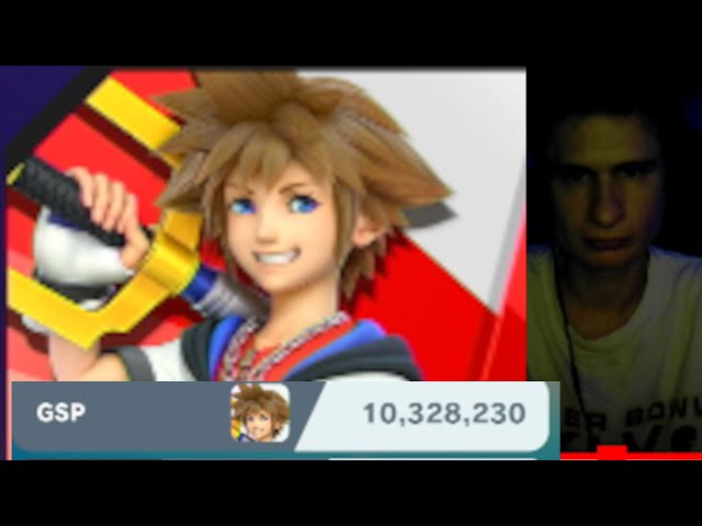 This is Sora at 10M GSP (Super Smash Bros Utlimate)