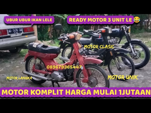 MOTOR  MULAI 1 JUTAAN DAPAT LANGKA CLASIC UNIK ❄