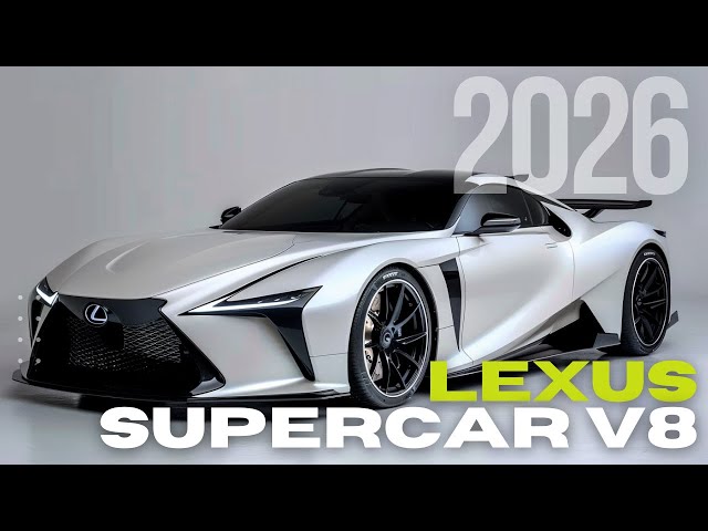 Lexus Unveils Dual V8 Supercars: Revolutionary Powertrains!