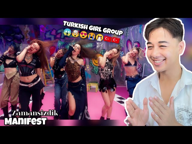 manifest - Zamansızdık | Music Video | Turkish GIRLGROUP??? | REACTION