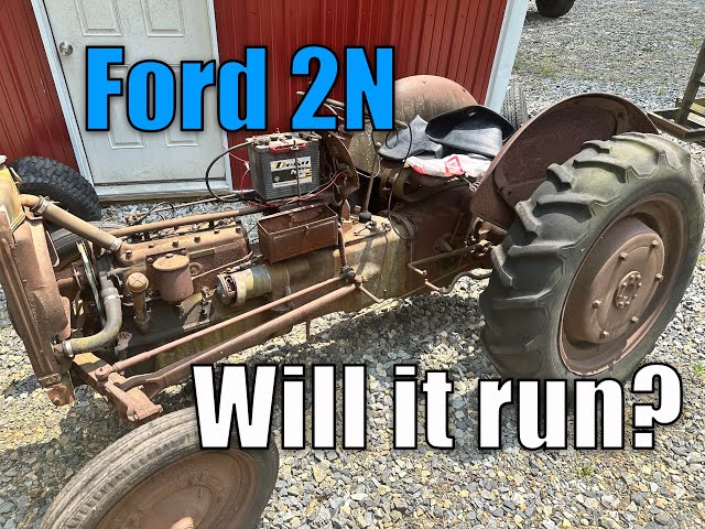 Ford 2N Rescue.  Will It Run? Abandoned Ford 9N Rebuild - Part 1