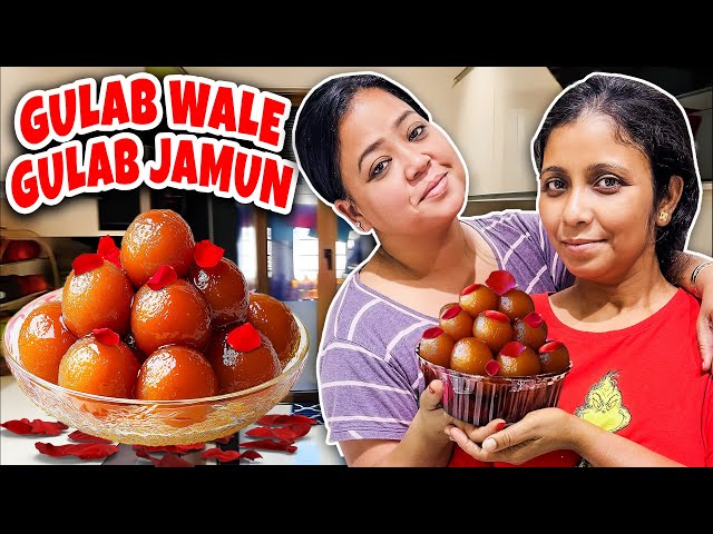 Gulab Ke Phool Se Banae Gulab Jamun | Bharti Singh | Haarsh Limbachiyaa | Golla