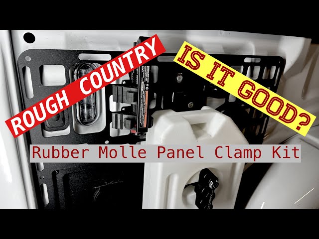 Rough Country Rubber Molle Panel Clamp Install & Review