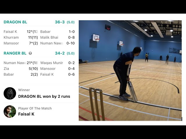 RCC | Winter League | Match 10 | Dragon vs Rangers #cricket #indoorcricket #cricketlover