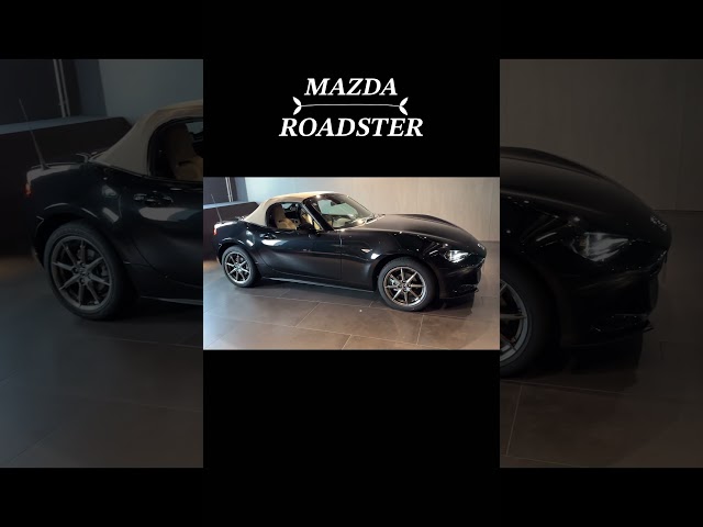 2024 New MX-5 (Roadster) has been delivered! Black V Selection is cool! #shorts