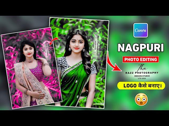 Nagpuri photo editing logo kaise banaye | Nagpuri editing logo kaise banaen | Canva photo editing