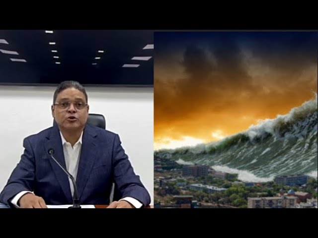 Urgente fuerte  Tsunami  llegara esta noche a Republica Dominicana.