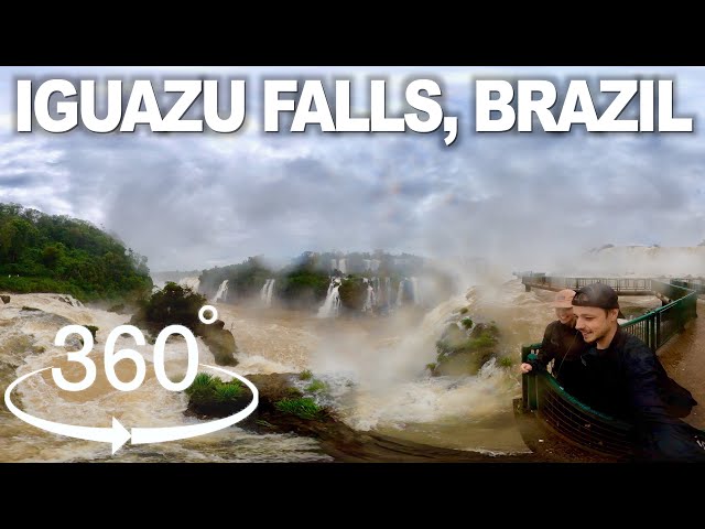 360° VR Walk at the World Largest Waterfall (Iguazu Falls, Brazil) 🇧🇷