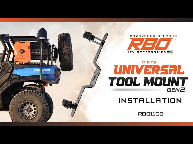 UTV Accessories | Universal Tool Mount Installation | Razorback Offroad