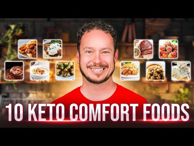 10 Keto Comfort Food Recipes You've Probably NEVER Seen!