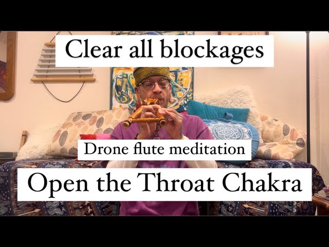 Unlock Your Voice: Throat Chakra Healing Flute Meditation to Clear Blockages & Speak Your Truth