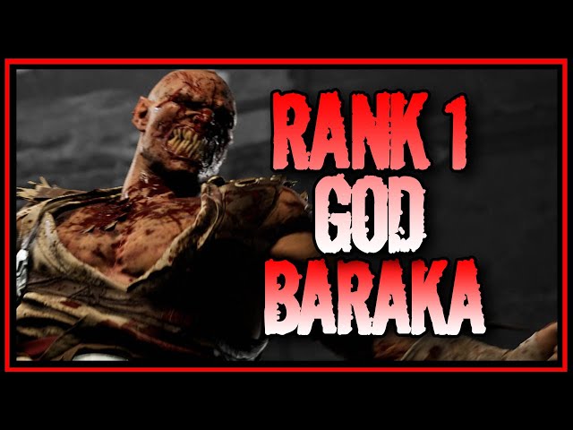 MK1 ➣ THE HIGHEST RATED BARAKA IN KOMBAT GOD LEAGUE  ➣ MORTAL KOMBAT 1