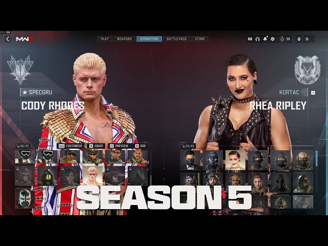 NEW MW3 x WWE Season 5 Crossover FIRST LOOK! (Operators, Event, & Battle Pass) - Modern Warfare 3