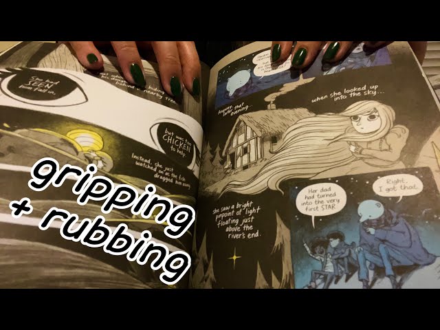 LOFI ASMR | book gripping + rubbing | -no talking-