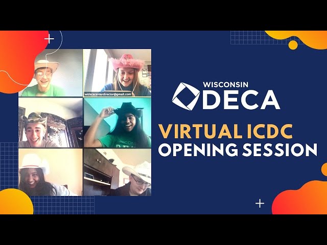 WI DECA Virtual ICDC Zoom Opening Session