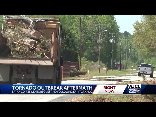 How cleanup efforts are looking in Bryan County 10 days after tornado touchdown