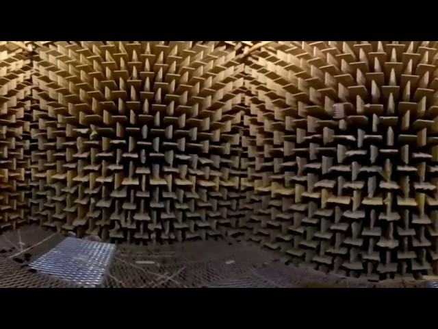 Tour of anechoic chamber