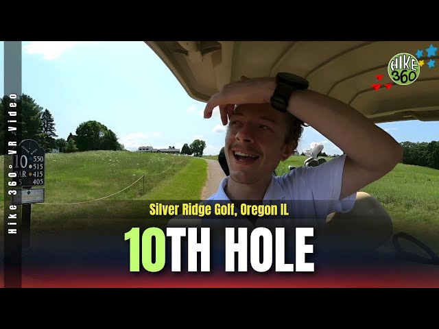 Silver Ridge Golf, Oregon IL - 10th Hole (Hike 360° VR Video)