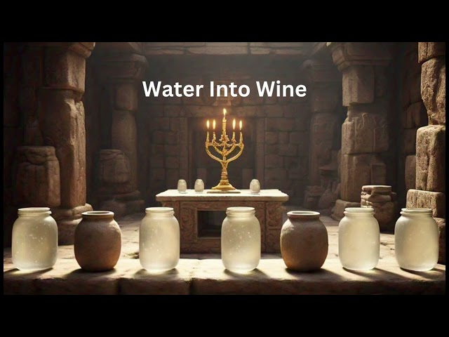 #5 Water Into Wine - John 2:1-11 Miracle of "Jesus changed water into wine."