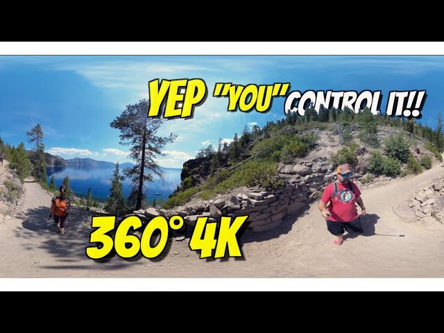 Crater Lake’s Cleetwood Cove Trail in 360°| Explore & Control Your View