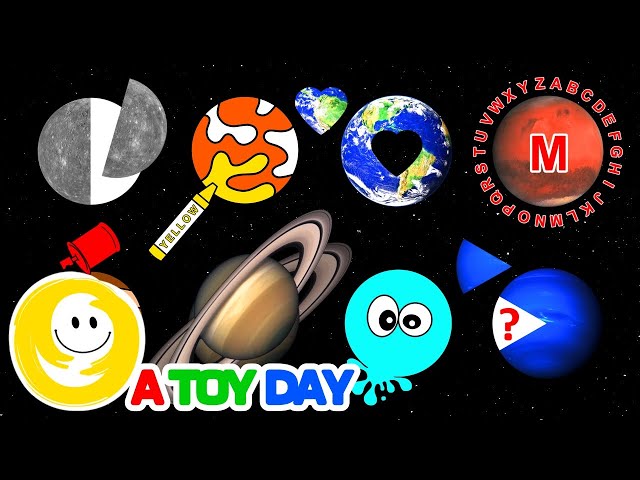 Planet GAMES COMPILATION for BABY 🪐🌎🔭🟩♦️💚⭐ | Mercury Venus Earth Mars Jupiter Saturn Uranus Neptune