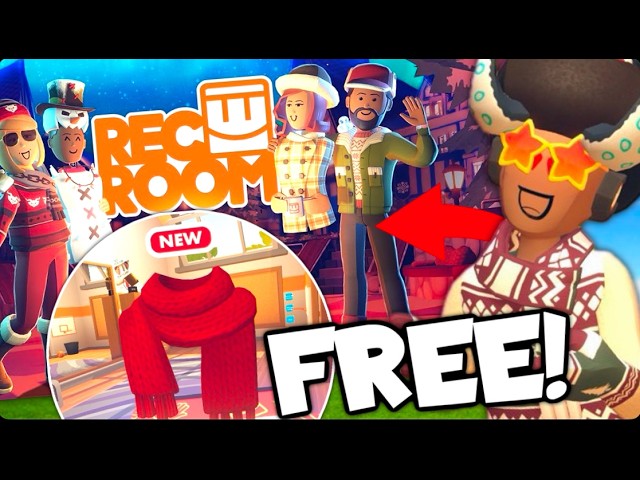 Rec Room's NEW Winter Wonderland Update! (FREE ITEM)