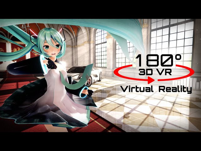 180 3D 4K | MMD Shuffle Dance【VR180】