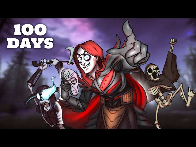 I Spent 100 Days In Skyrim Legendary Difficulty Becoming A Master Necromancer (Skyrim Movie)