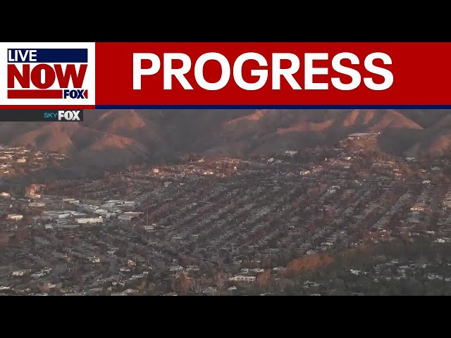 California fires: SkyFOX flies over clear Palisades skies | LiveNOW from FOX