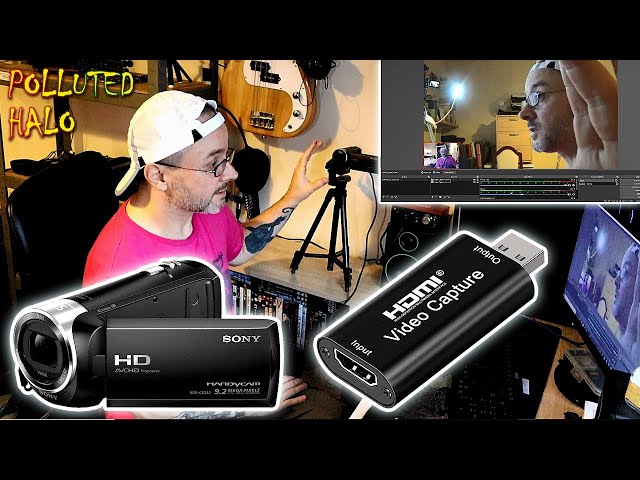 How To USE A CAMCORDER AS A WEBCAM Via HDMI VIDEO CAPTURE CARD