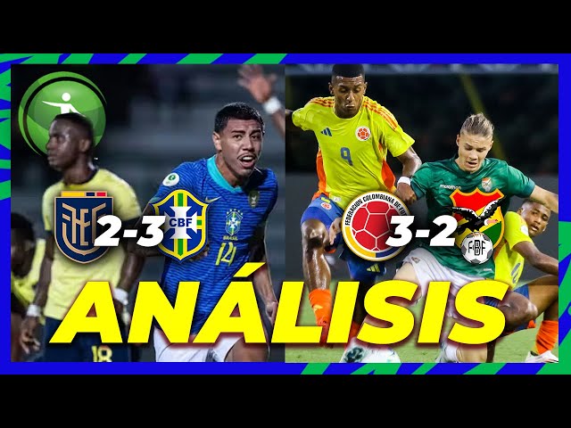 Ecuador OUT, Brasil Vive, Colombia Sólida, Bolivia Digna | Sudamericano Sub20