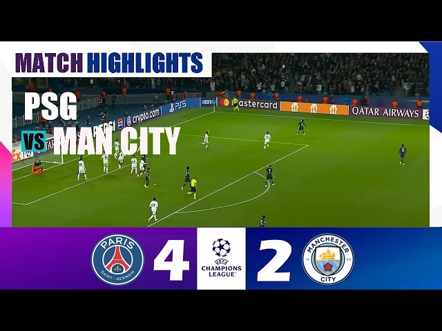 PSG vs Manchester City 4-2 | Champions League 24/25 Match Highlights