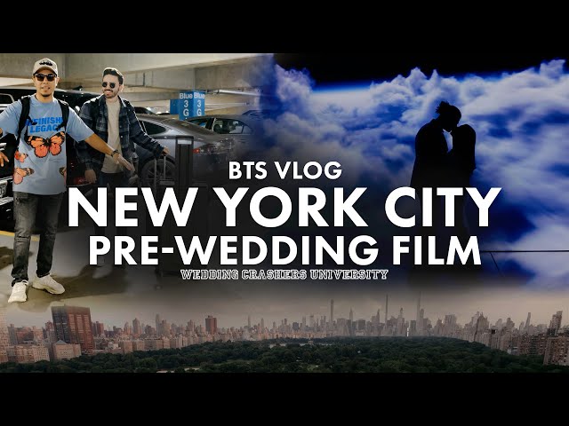 New York City Pre-Wedding Film | BTS Vlog with @hellodarlingfilms