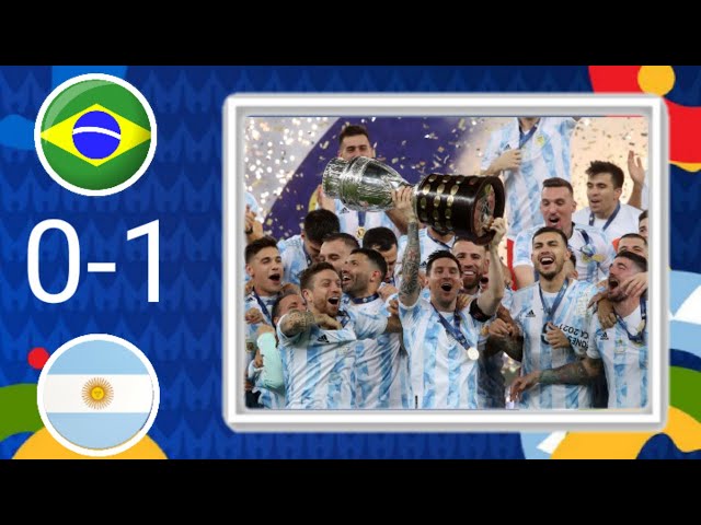 Argentina vs Brazil 1-0 Copa America Final 2021 Full Highlights