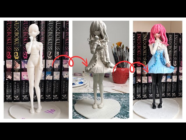 How I Made My Own Karuta Roromiya  Anime Figure From Inu x Boku SS  - My 3D Printing Journey Part 5